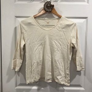 St. John’s bay cram 3/4 sleeve top